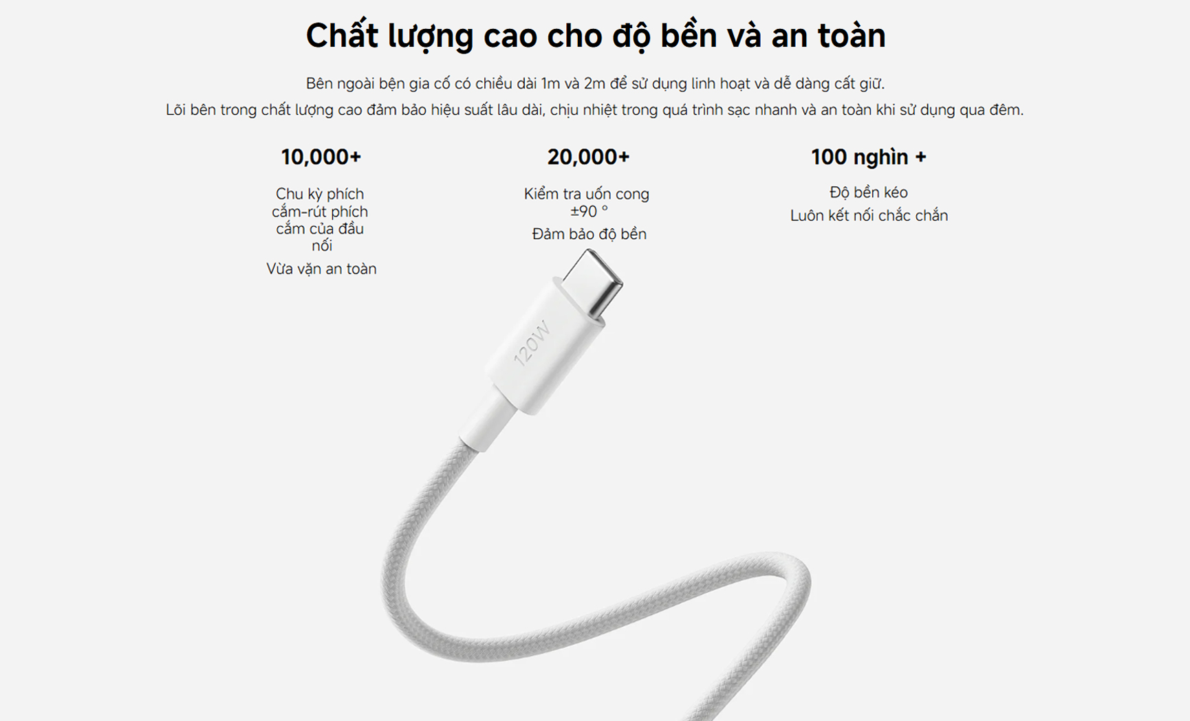 Day cap boc du Xiaomi 6A USB C to USB C dai 2m bigmivn 4