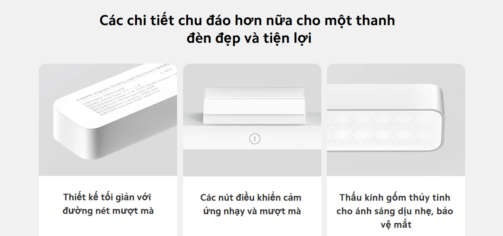 Den doc sach tu tinh Xiaomi Magnetic Reading Light Bar bigmivn 12