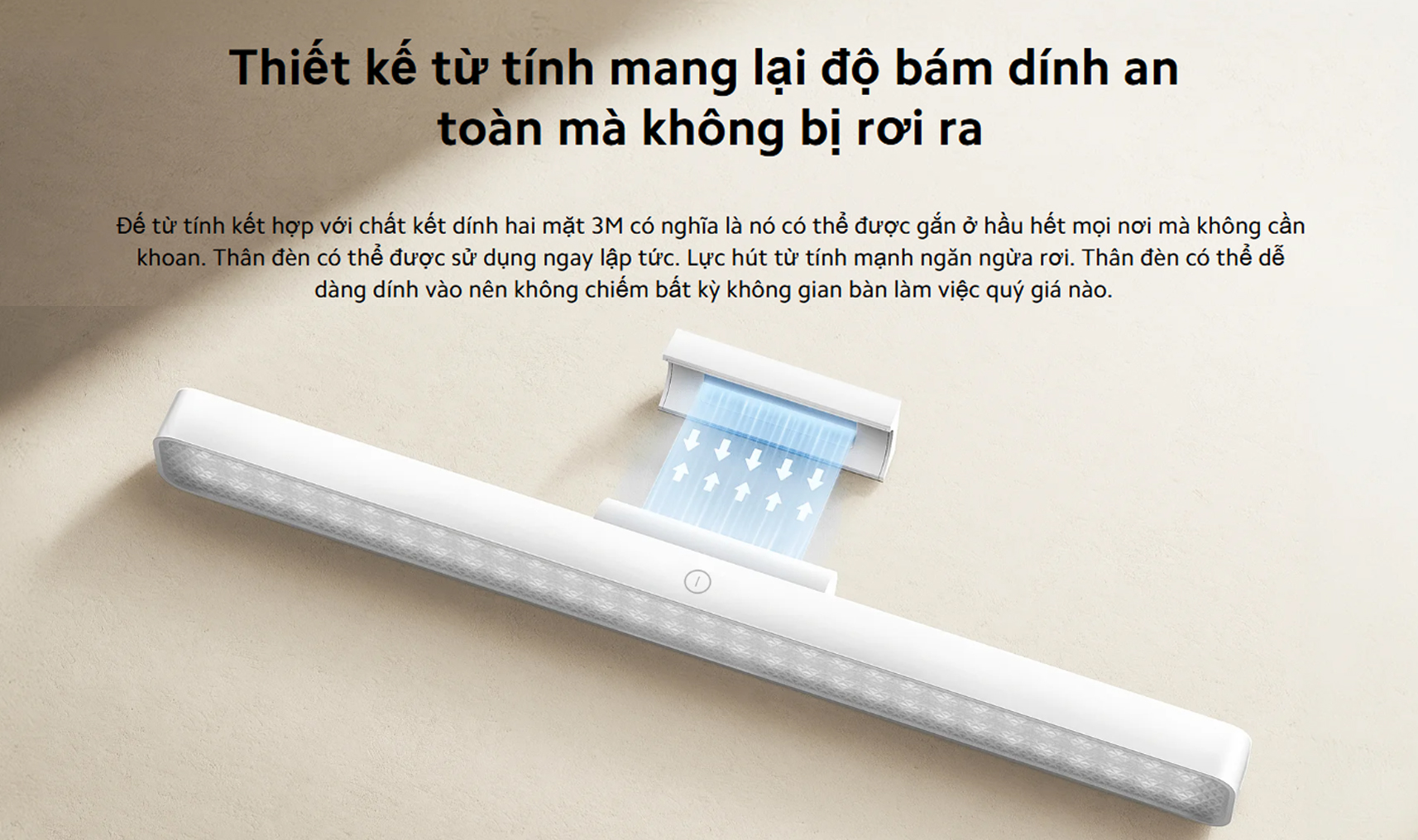 Den doc sach tu tinh Xiaomi Magnetic Reading Light Bar bigmivn 2
