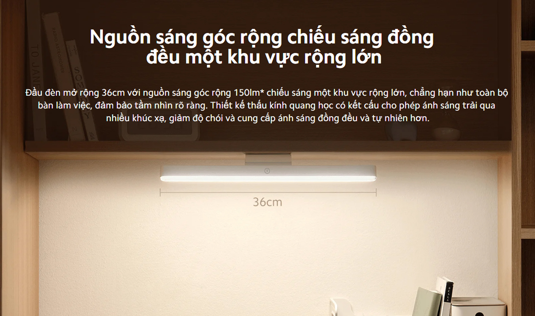 Den doc sach tu tinh Xiaomi Magnetic Reading Light Bar bigmivn 3