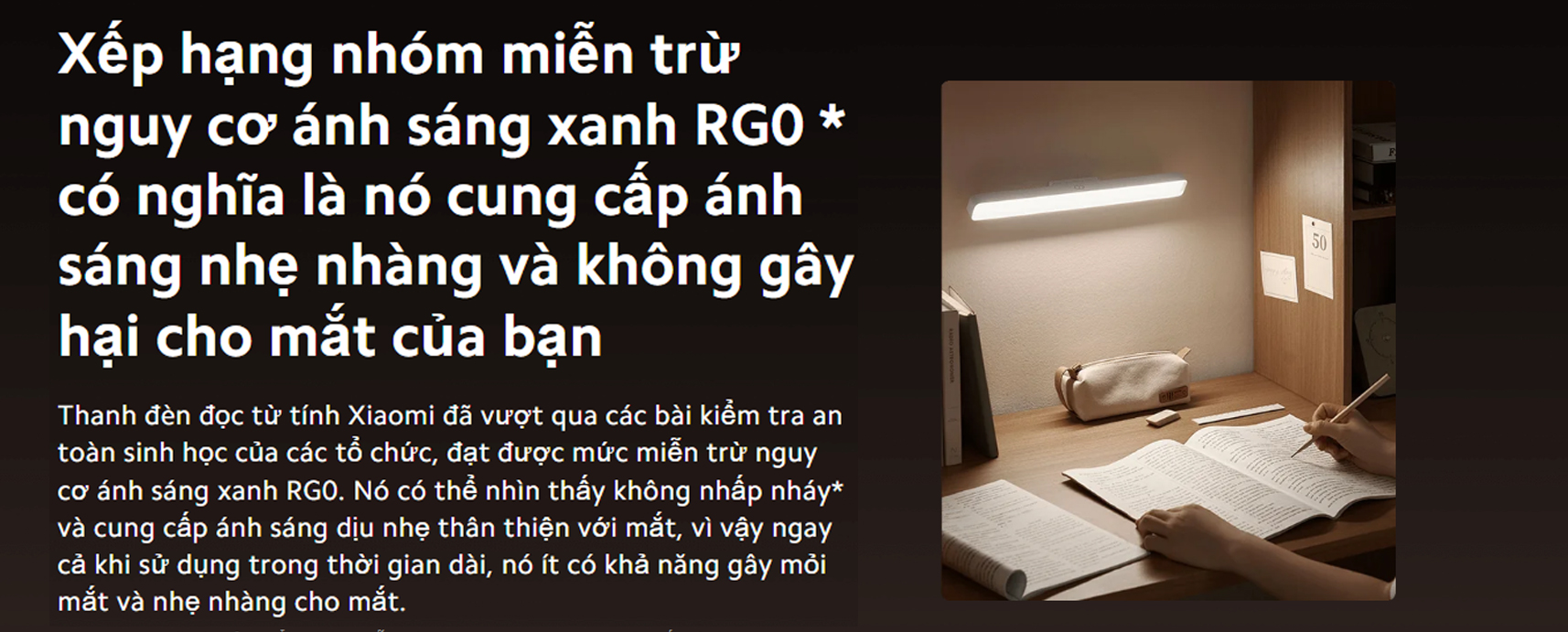Den doc sach tu tinh Xiaomi Magnetic Reading Light Bar bigmivn 7
