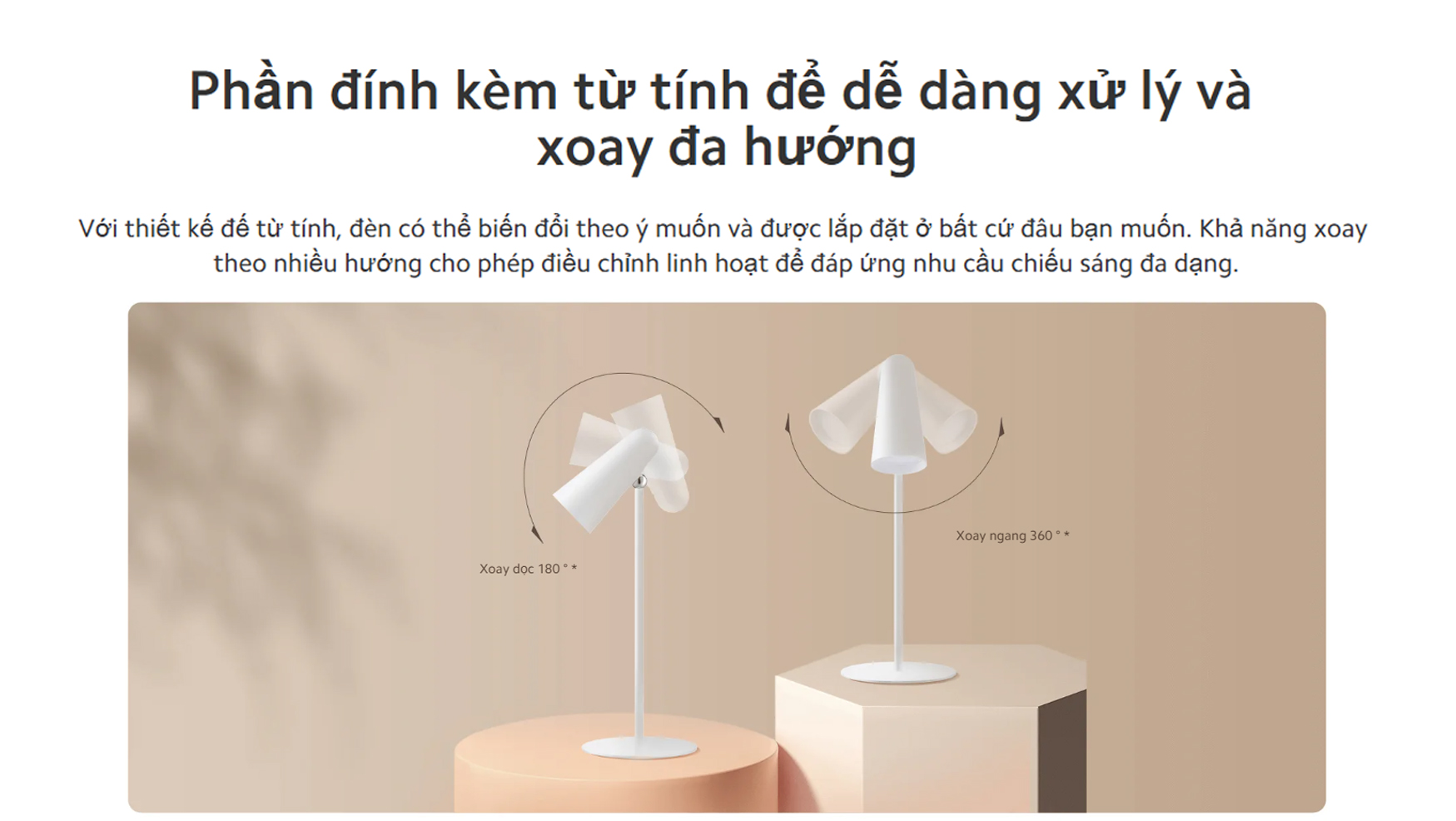 Den tich dien de ban Xiaomi Flexible Rechargeable Lamp bigmivn 6