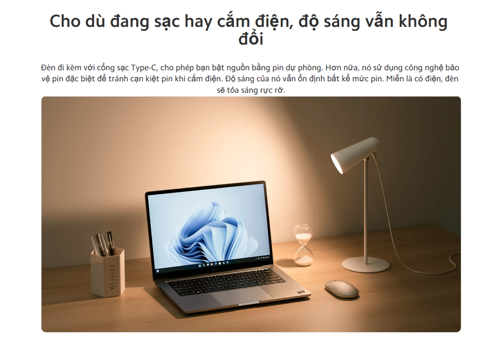 Den tich dien de ban Xiaomi Flexible Rechargeable Lamp bigmivn 7
