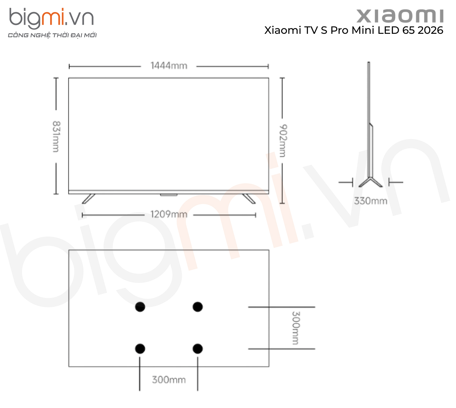 HDSD Xiaomi TV S Pro Mini LED 65 2026