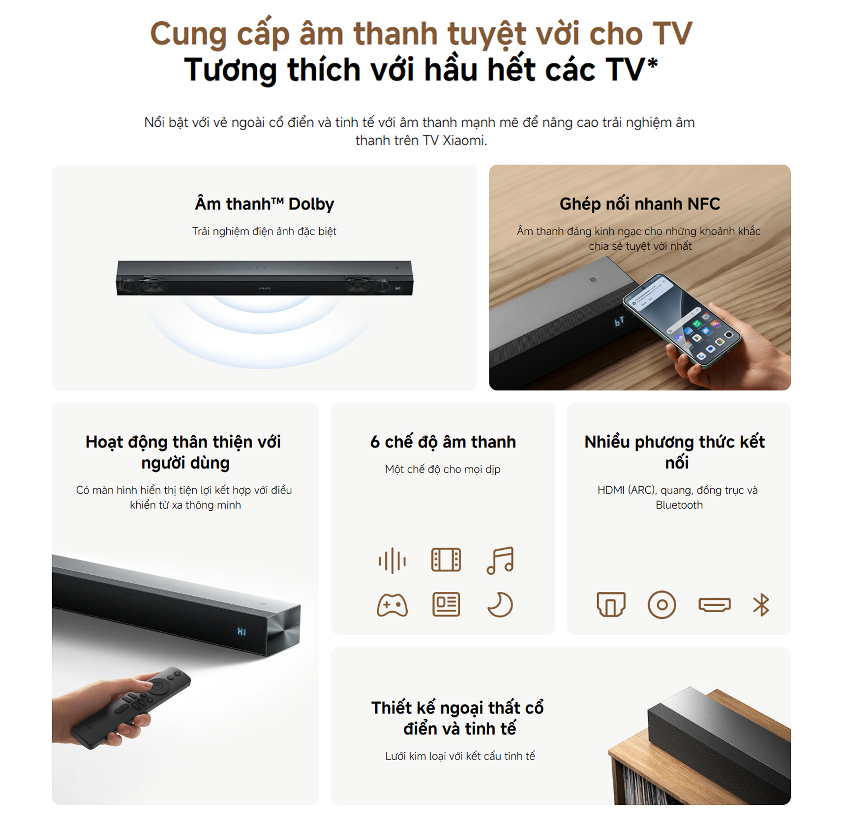 Loa tivi Xiaomi Soundbar Pro 2.0ch 2
