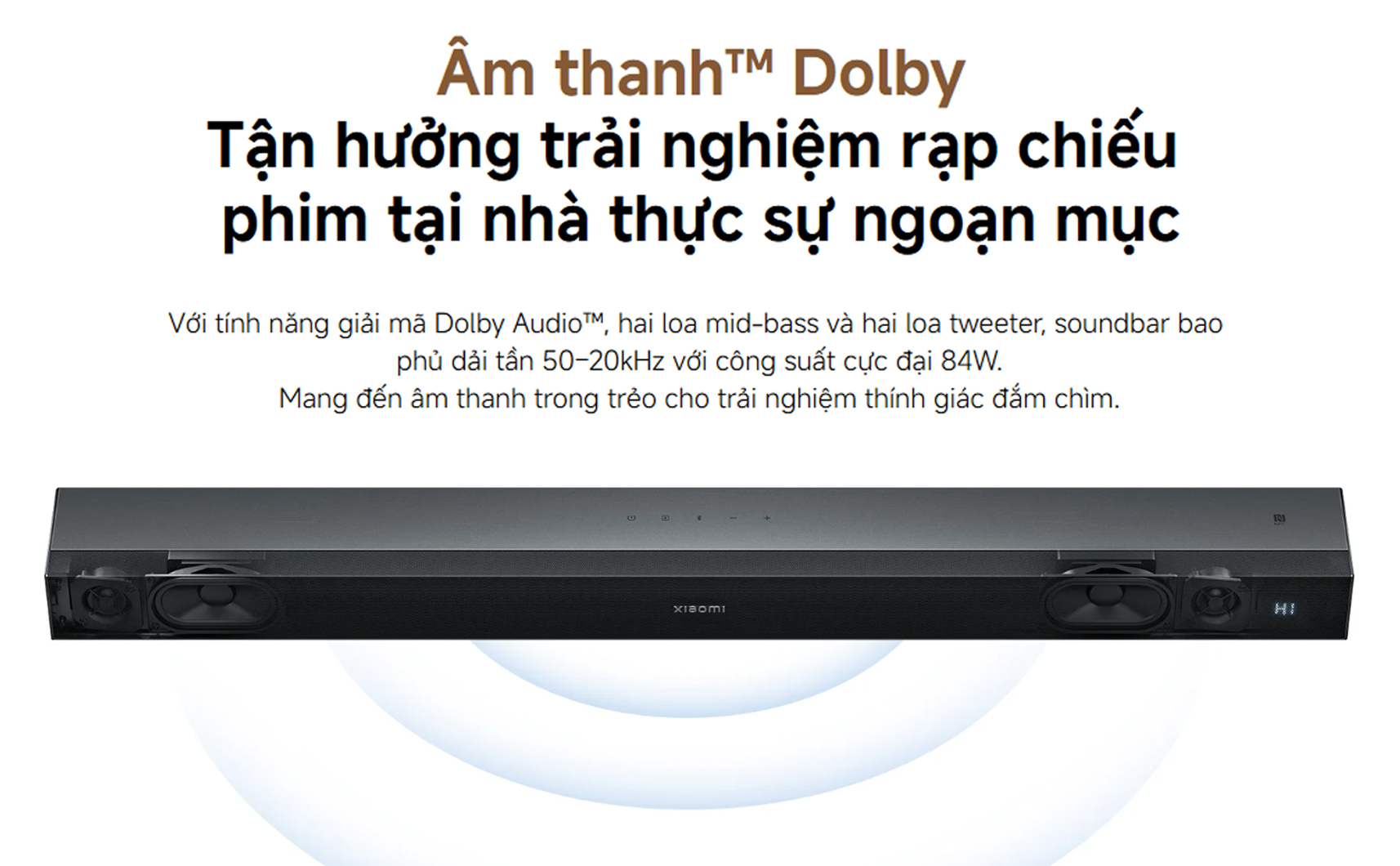 Loa tivi Xiaomi Soundbar Pro 2.0ch 3