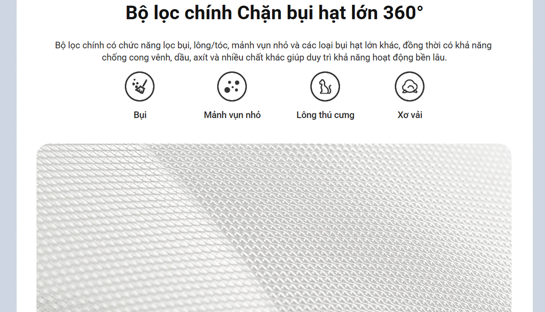 Loi loc khong khi Xiaomi Smart Air Purifier Elite Filter bigmivn 3