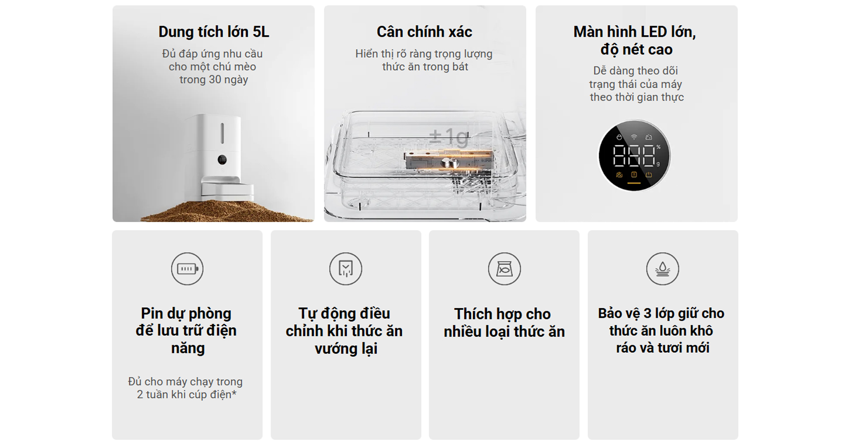 May cho thu cung an Xiaomi Smart Pet Food Feeder 2 bigmivn 1