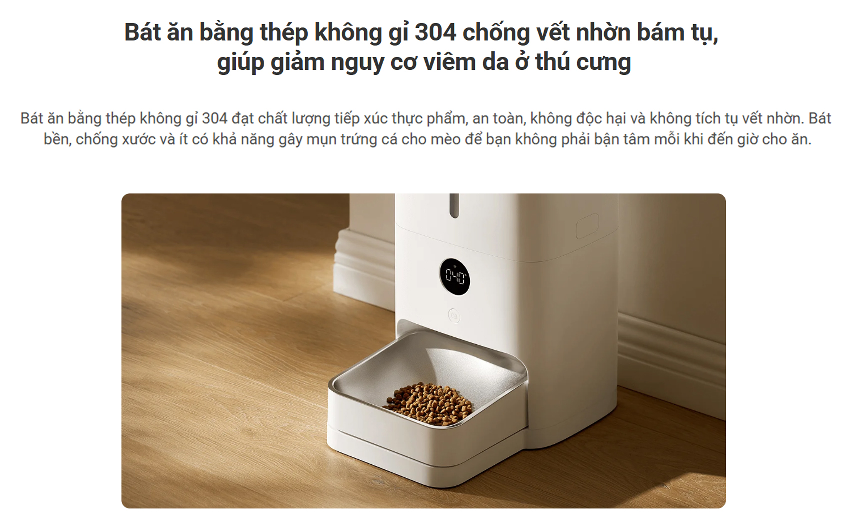 May cho thu cung an Xiaomi Smart Pet Food Feeder 2 bigmivn 10