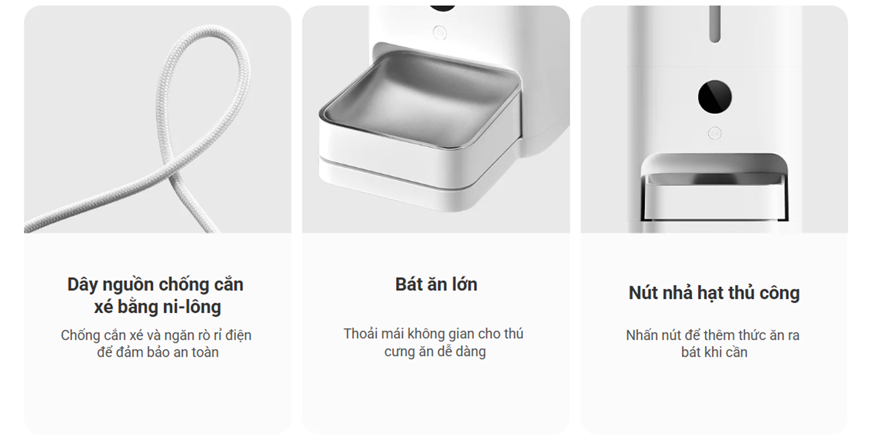 May cho thu cung an Xiaomi Smart Pet Food Feeder 2 bigmivn 12