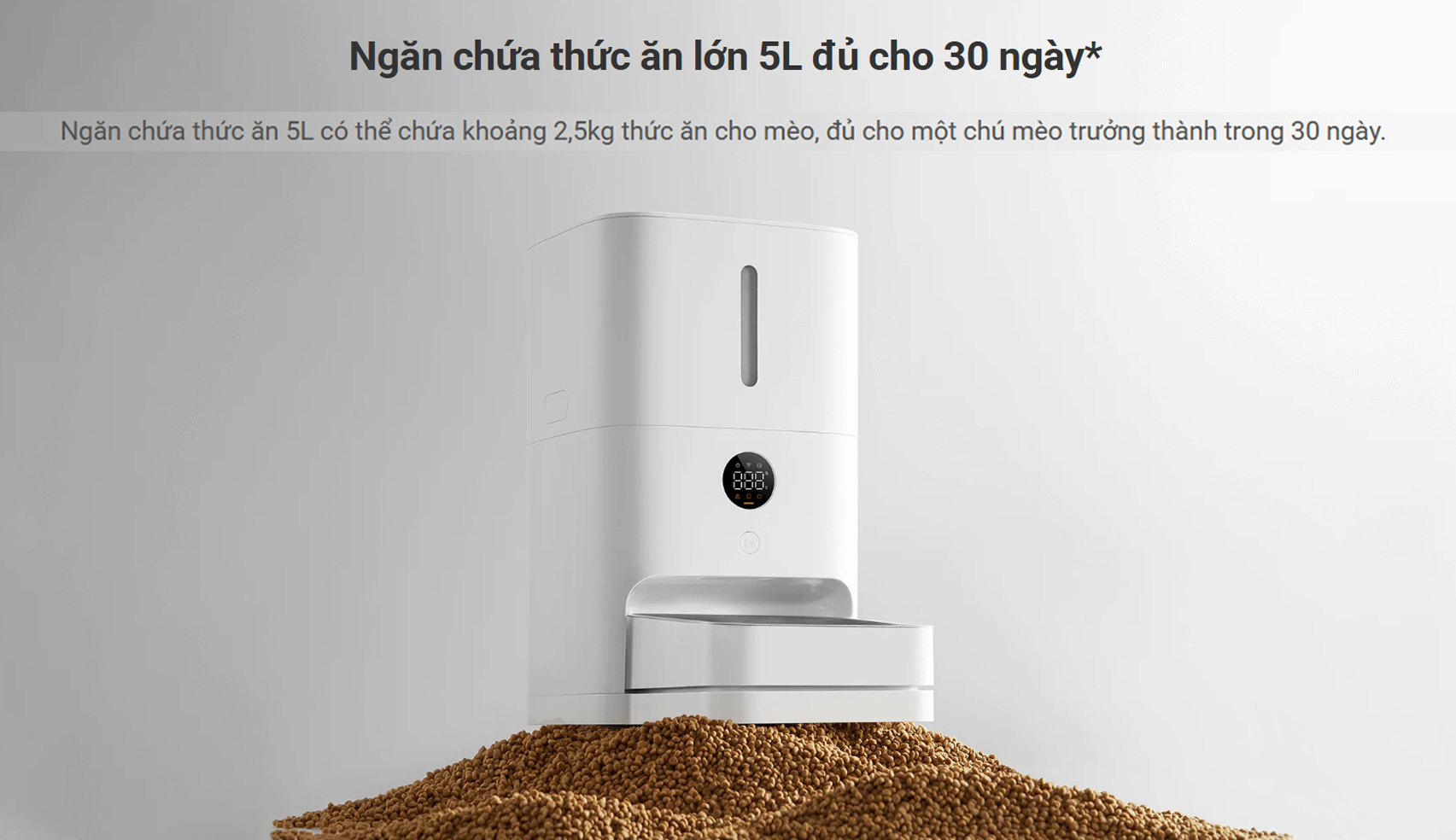 May cho thu cung an Xiaomi Smart Pet Food Feeder 2 bigmivn 2