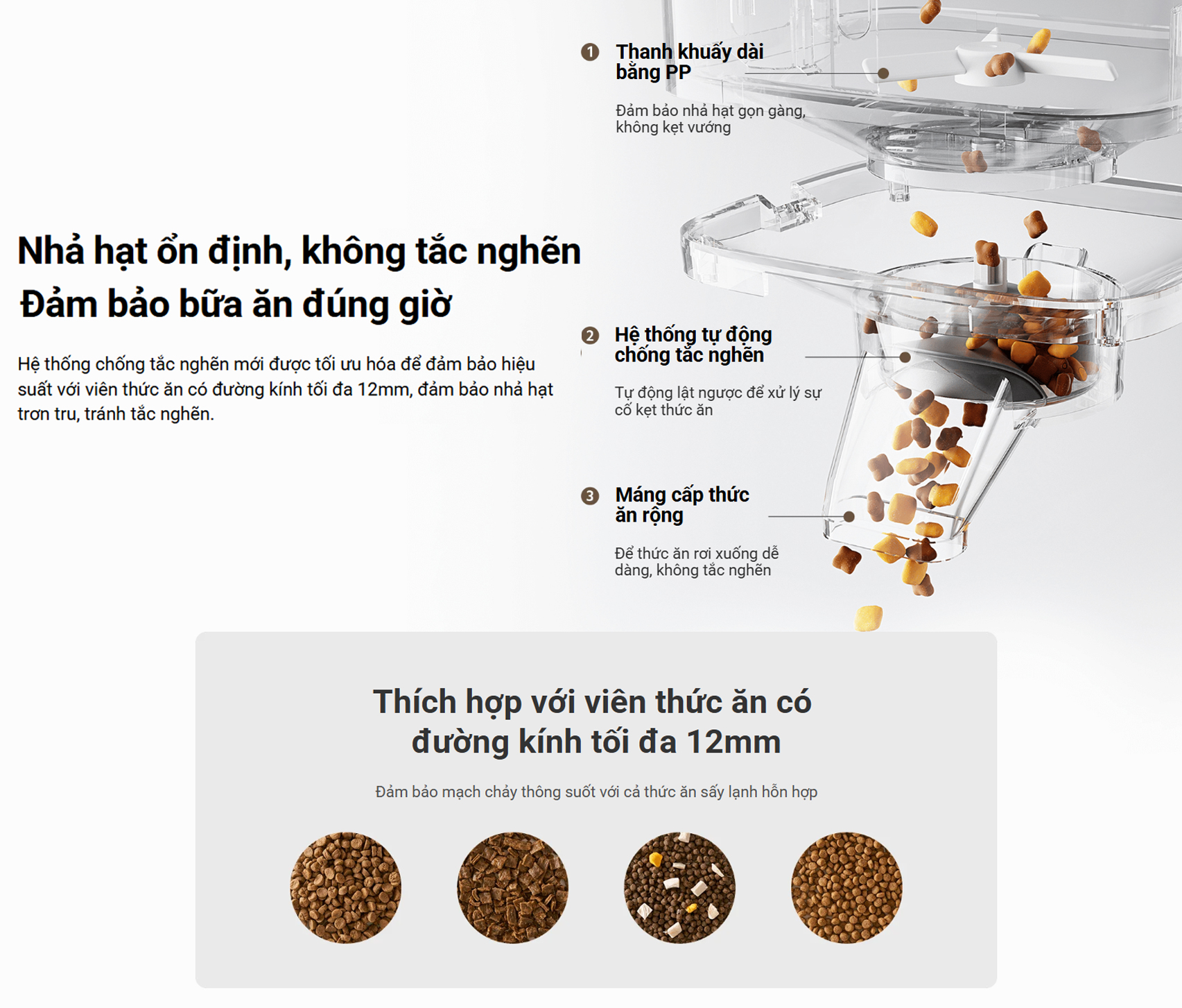 May cho thu cung an Xiaomi Smart Pet Food Feeder 2 bigmivn 6