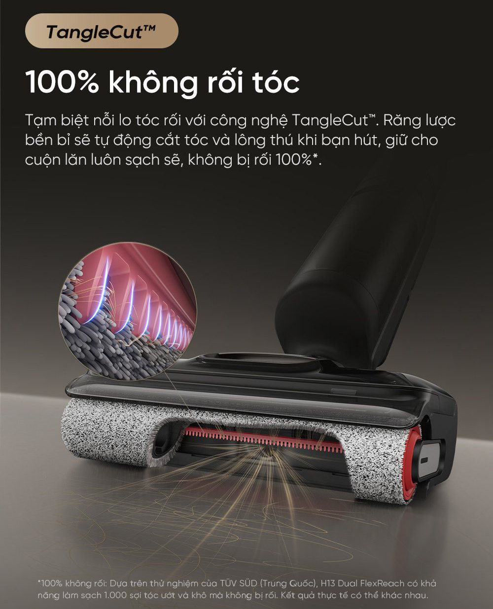 May hut bui lau nha kho uot Dreame H13 Dual FlexReach bigmivn 11