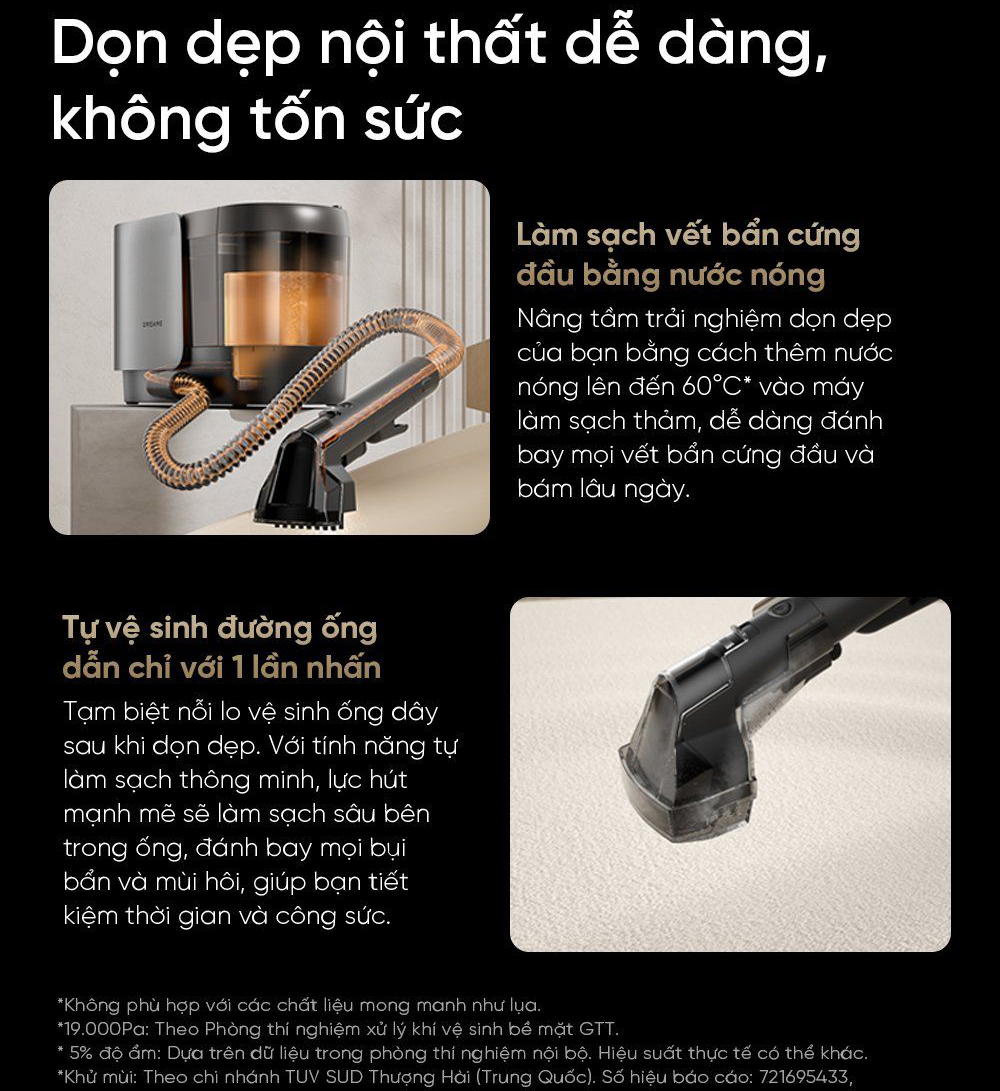 May hut bui lau nha kho uot Dreame H13 Dual FlexReach bigmivn 21
