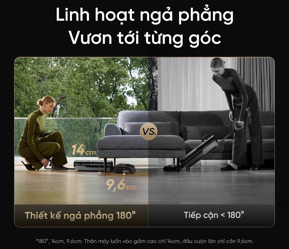 May hut bui lau nha kho uot Dreame H13 Dual FlexReach bigmivn 4