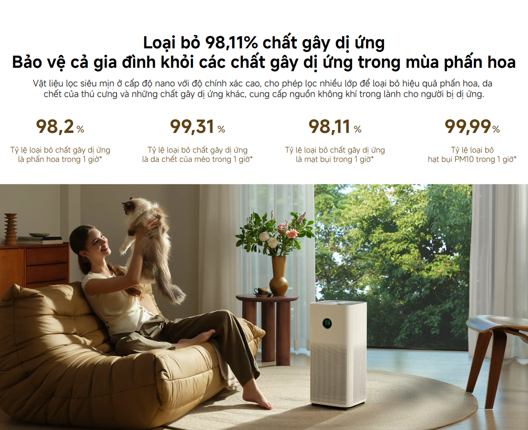 May loc khong khi Xiaomi Mijia Smart Air Purifier 6 bigmivn 5