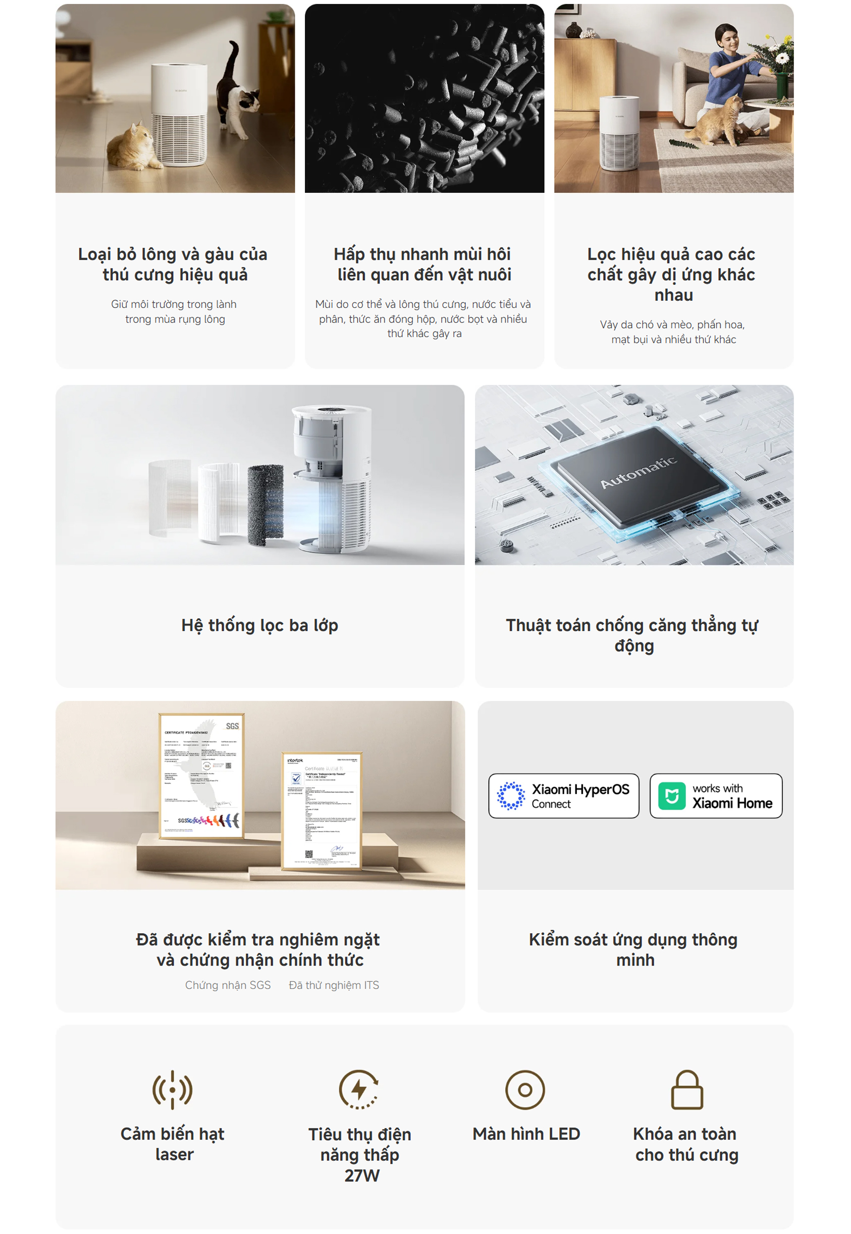 May loc khong khi Xiaomi Smart Pet Care Air Purifier bigmivn 1