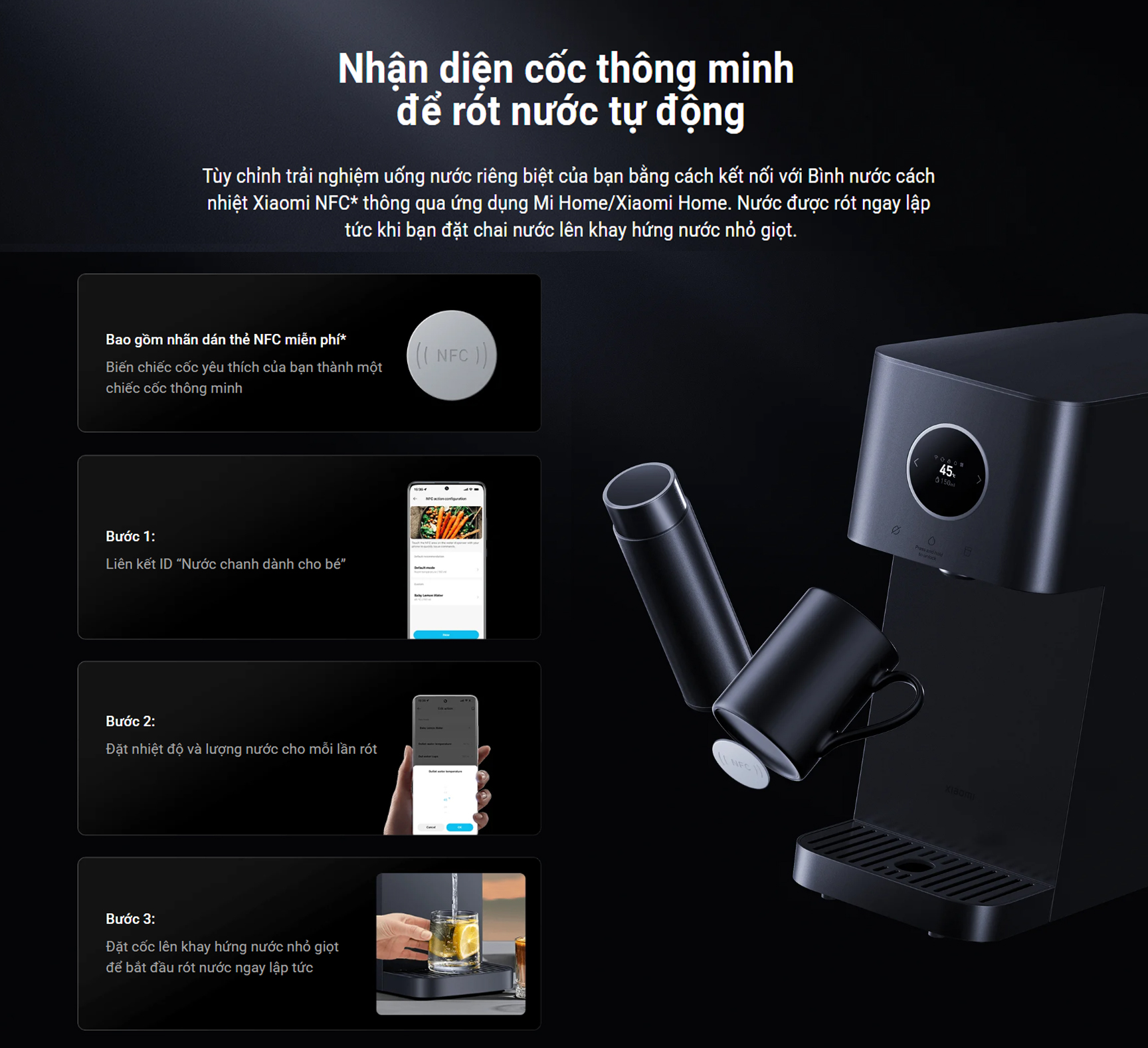 May loc nuoc Xiaomi Smart Filtered Water Dispenser Pro bigmivn 8