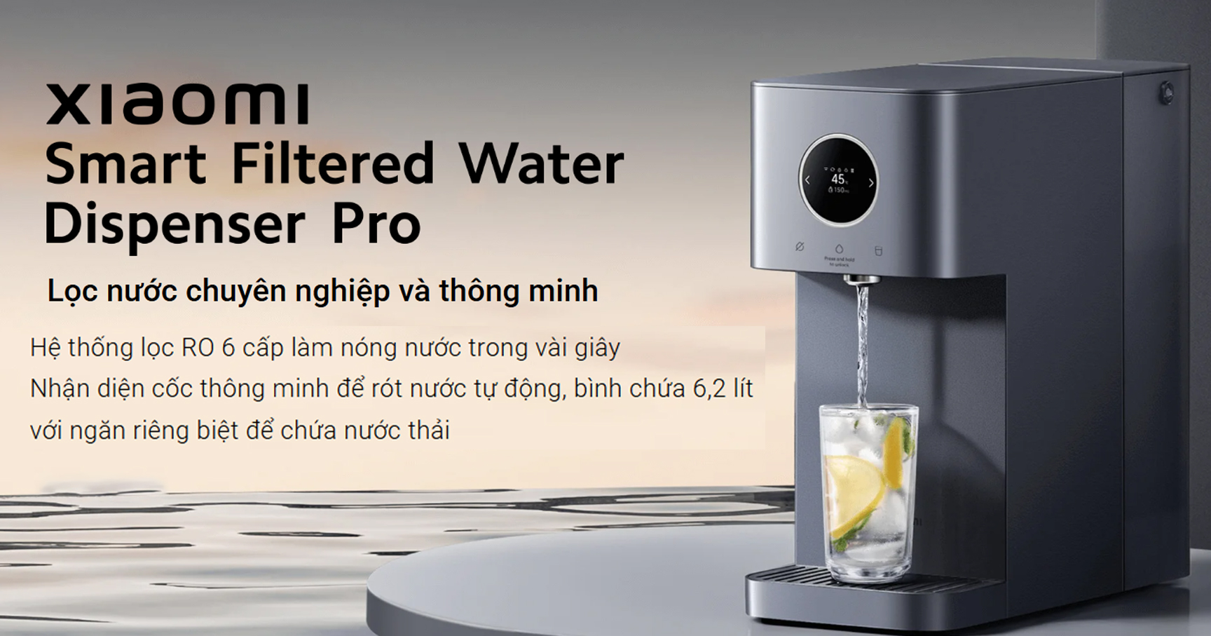 Máy lọc nước Xiaomi Smart Filtered Water Dispenser Pro bigmivn