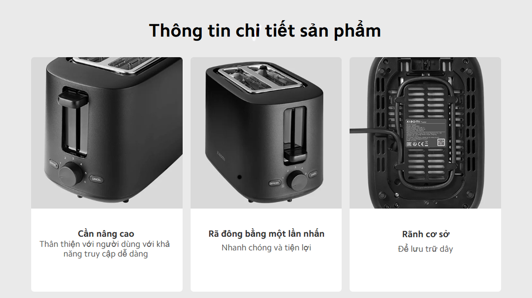 Máy nướng bánh mỳ Xiaomi Toaster bigmivn (10)