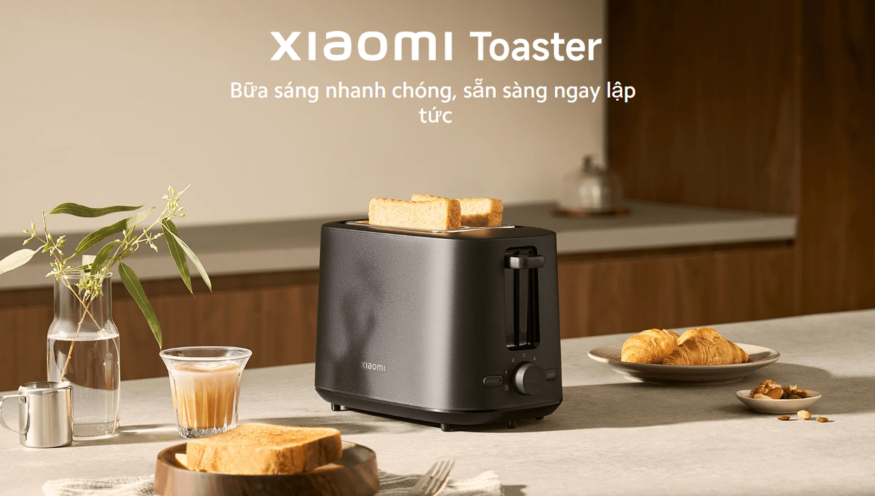 May nuong banh my Xiaomi Toaster bigmivn