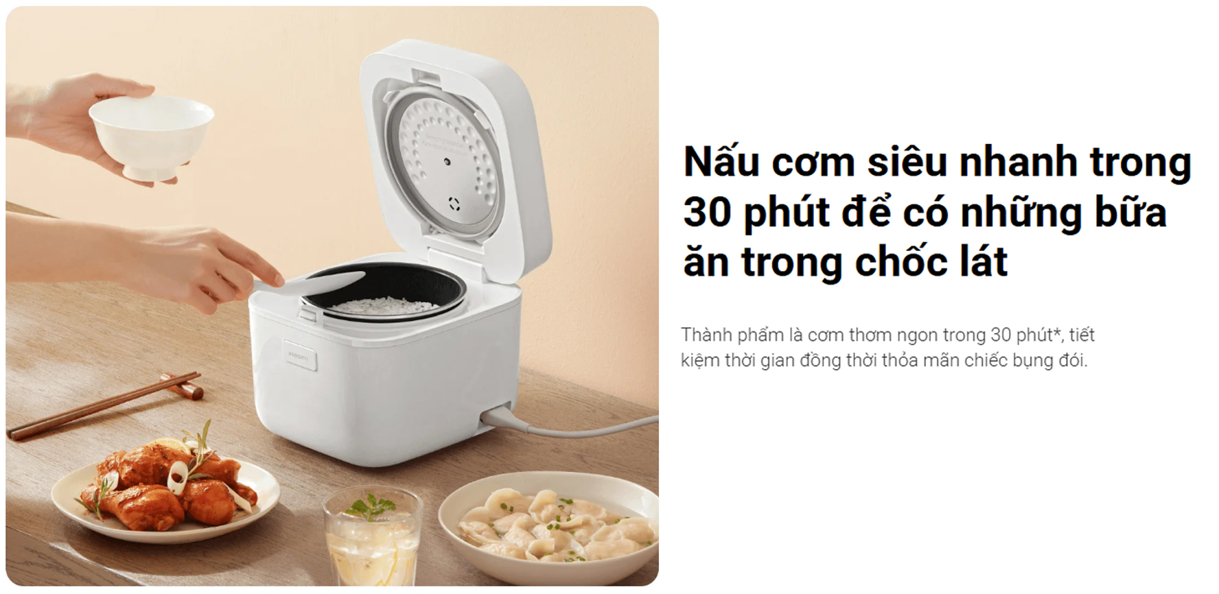 Nồi cơm điện đa năng Xiaomi Multifunctional Rice Cooker 1.5L bigmivn (1)