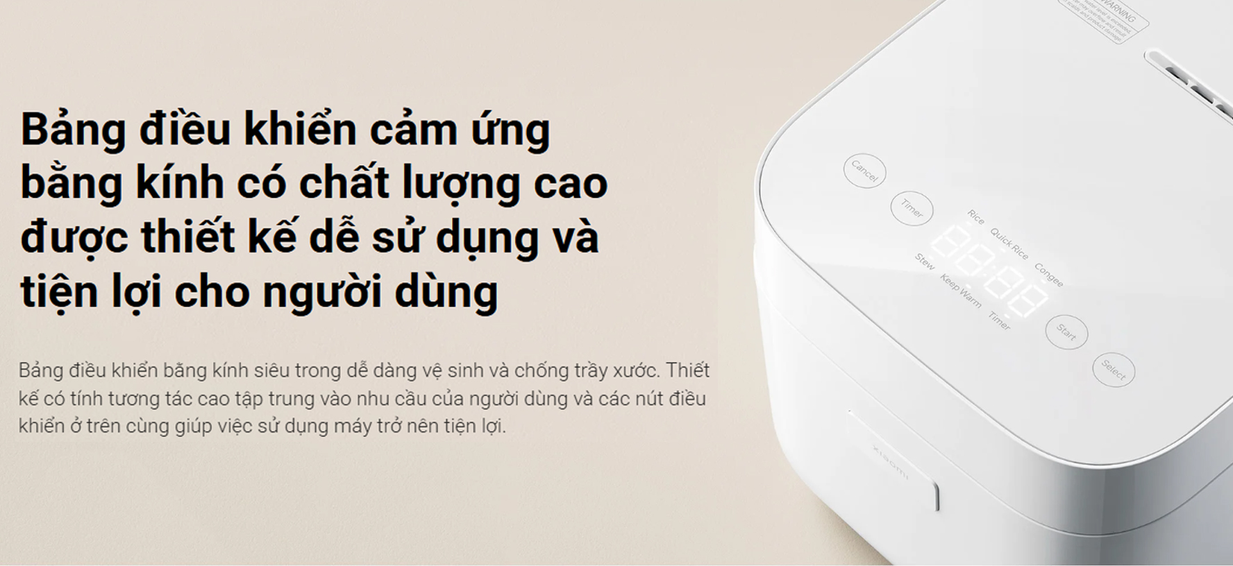 Noi com dien da nang Xiaomi Multifunctional Rice Cooker 1.5L bigmivn 4