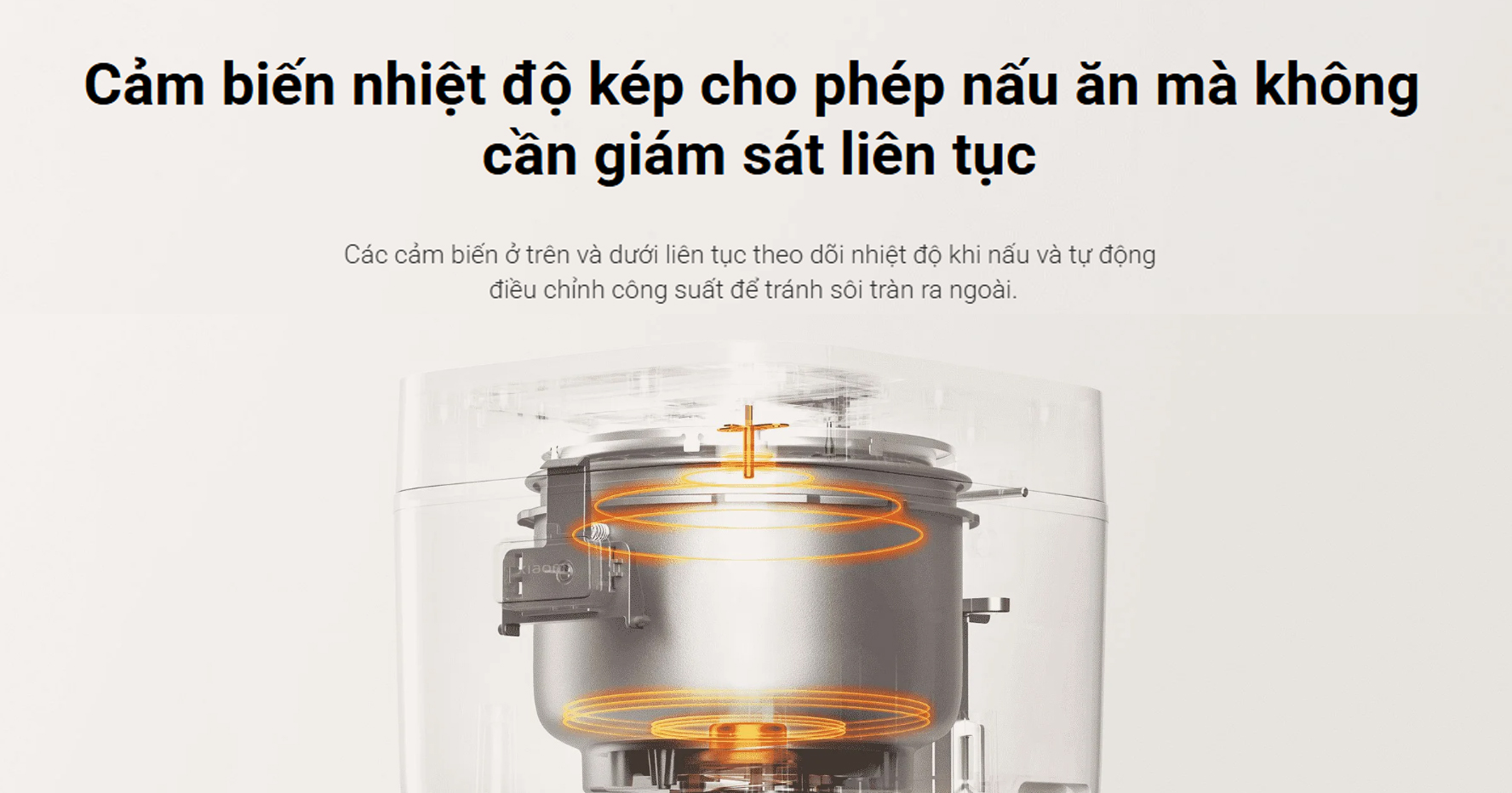 Noi com dien da nang Xiaomi Multifunctional Rice Cooker 1.5L bigmivn 6