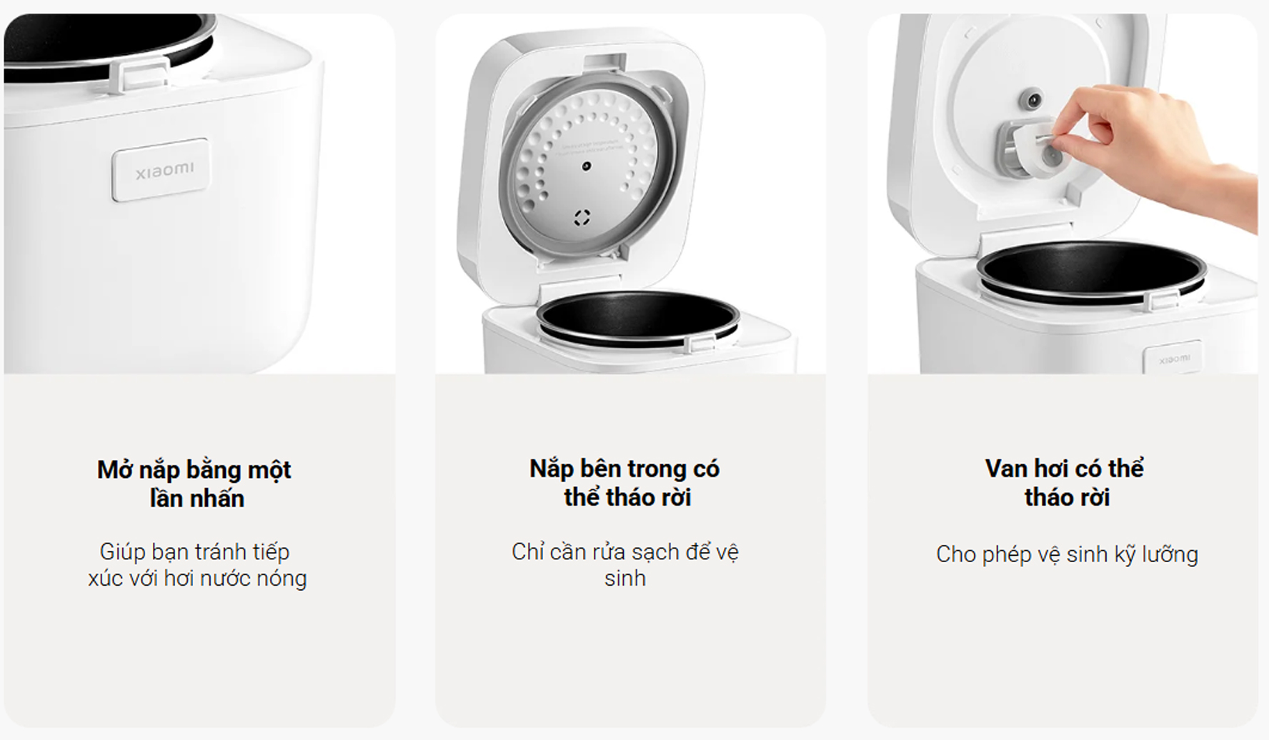 Noi com dien da nang Xiaomi Multifunctional Rice Cooker 1.5L bigmivn 8