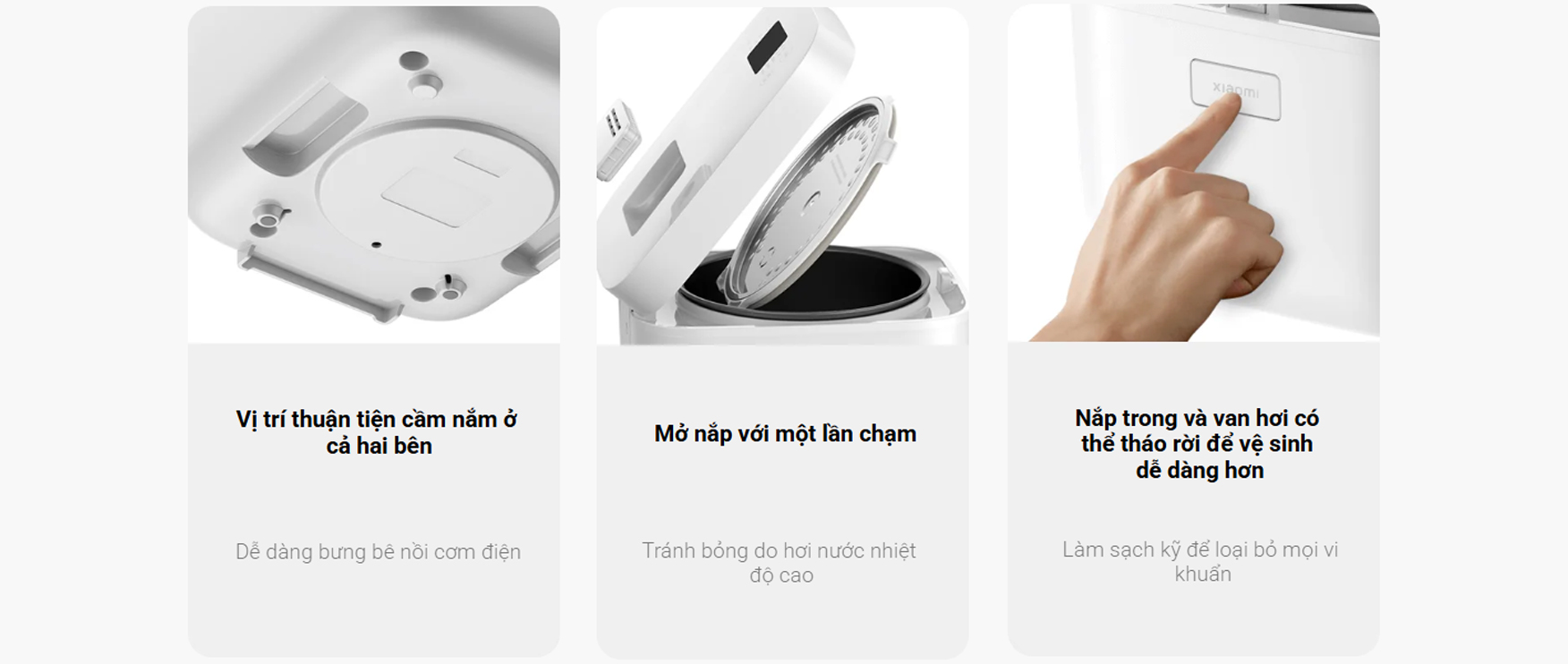Nồi cơm điện đa năng Xiaomi Multifunctional Rice Cooker 4L BHR9115VN - Hàng chính hãng 13 Noi com dien da nang Xiaomi Multifunctional Rice Cooker 4L bigmivn 11