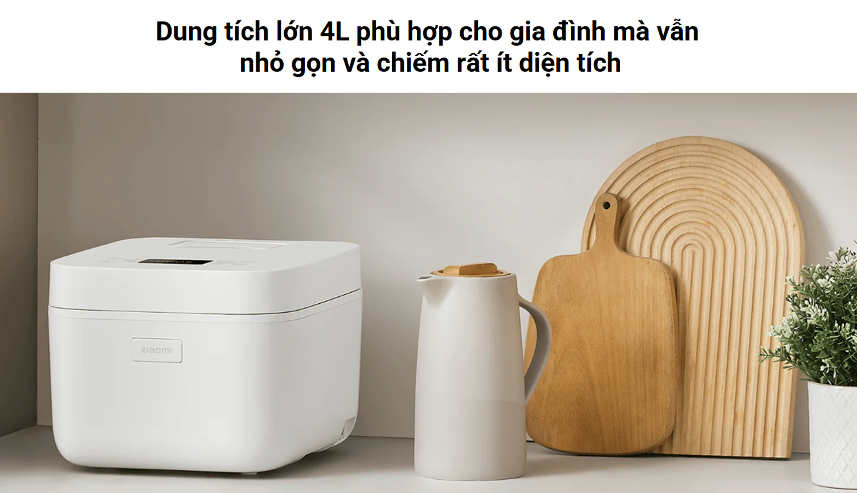 Nồi cơm điện đa năng Xiaomi Multifunctional Rice Cooker 4L BHR9115VN - Hàng chính hãng 10 Noi com dien da nang Xiaomi Multifunctional Rice Cooker 4L bigmivn 8