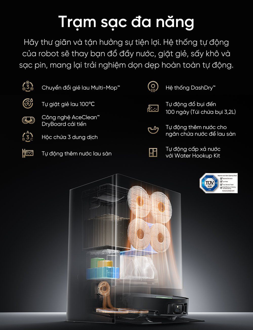 Robot hut bui lau nha Dreame Matrix10 Ultra bigmivn 16