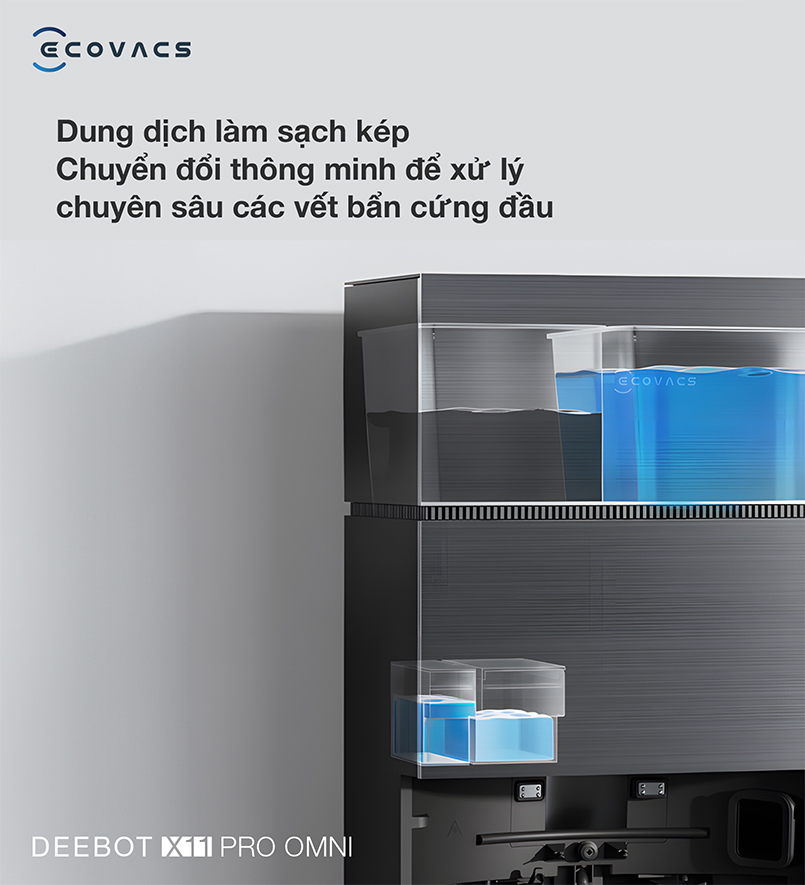 Robot hut bui lau nha Ecovacs Deebot X11 Pro Omni bigmivn 16