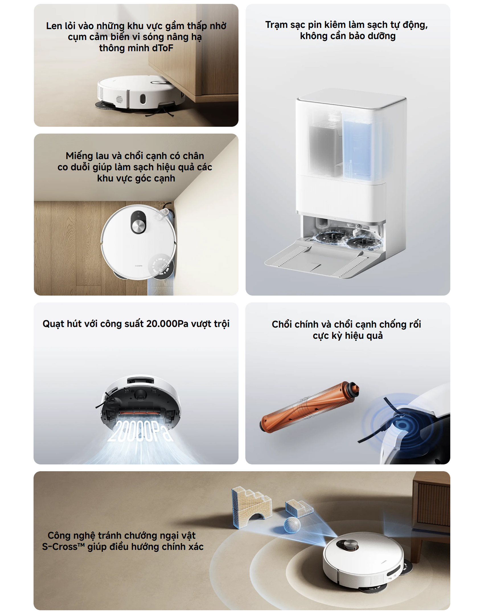Robot hút bụi lau nhà Xiaomi Vacuum 5 OV31GL (1)