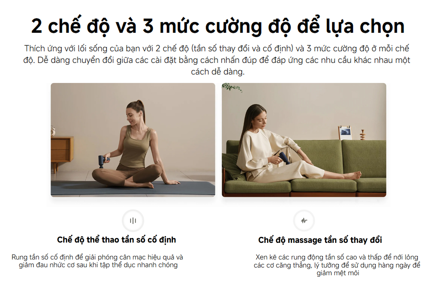 Sung massage cam tay Xiaomi Massage Gun Mini 2 bigmivn 5