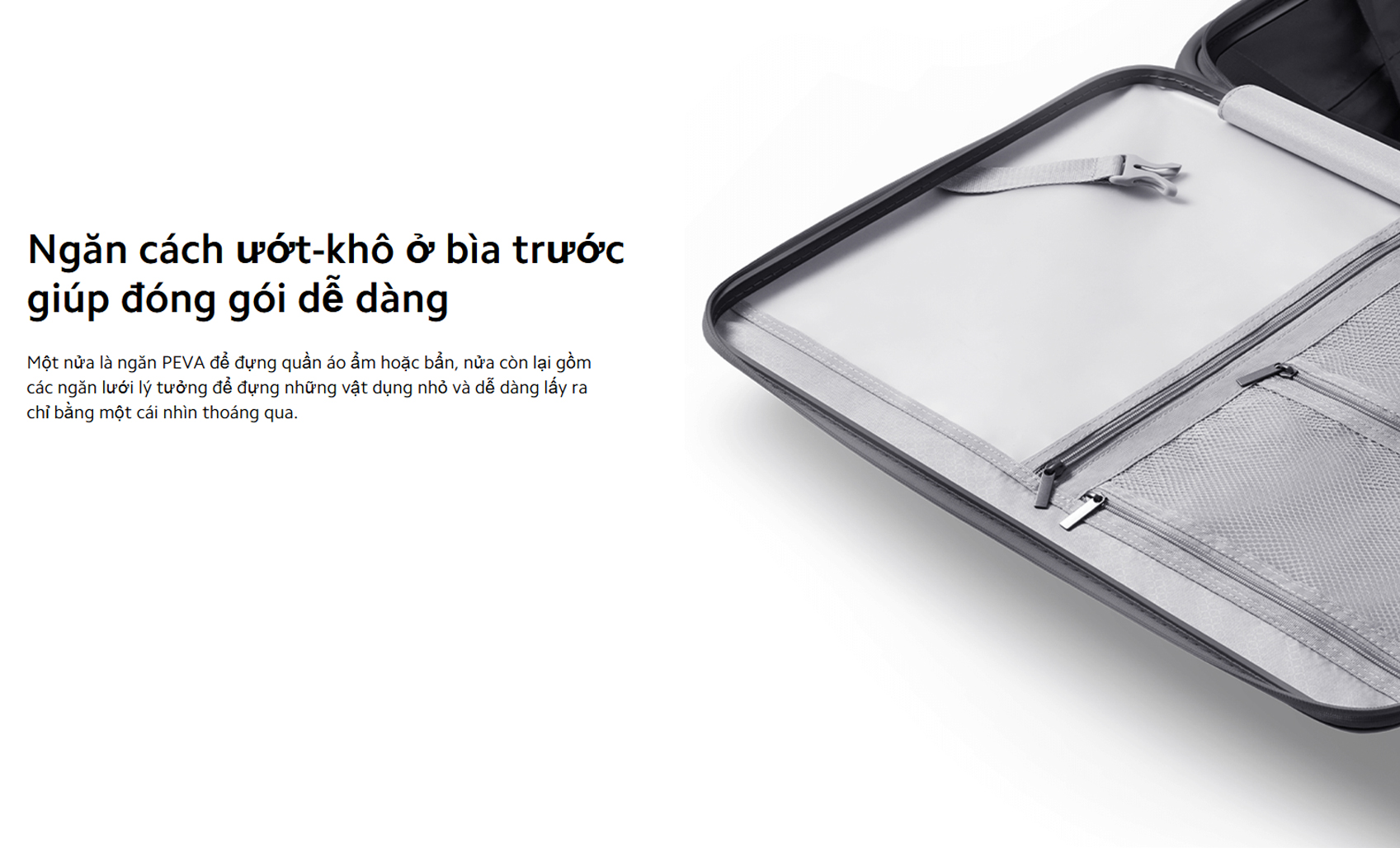 Vali Xiaomi Front Opening Luggage 20inch bigmivn 4