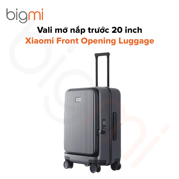 Vali Xiaomi Front Opening Luggage 20inch - Vỏ Polycarbonate, mở nắp trước - Hàng chính hãng