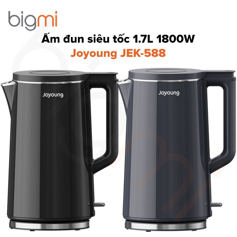 Ấm đun siêu tốc Joyoung JEK-588 với 2 màu sắc