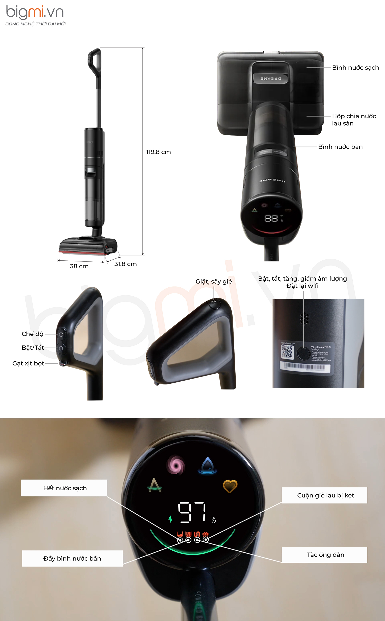 HDSD Dreame H15 Pro FoamWash