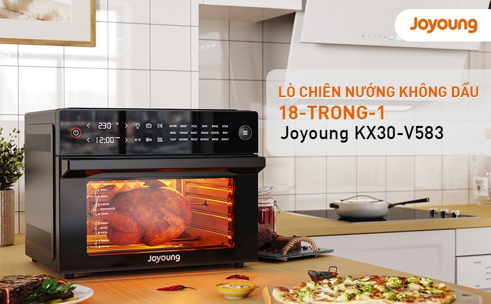 Lo chien nuong khong dau Joyoung KX30 V583 DE01 bigmivn