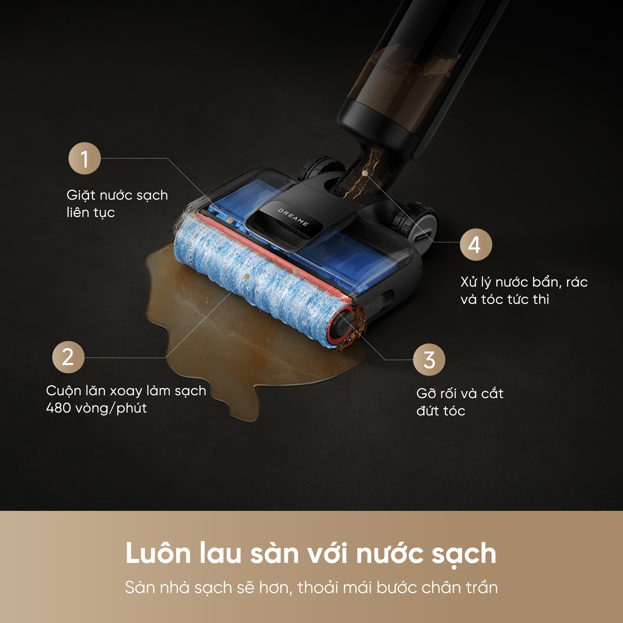 May hut bui lau nha kho uot Dreame H13S Flexreach bigmivn 9