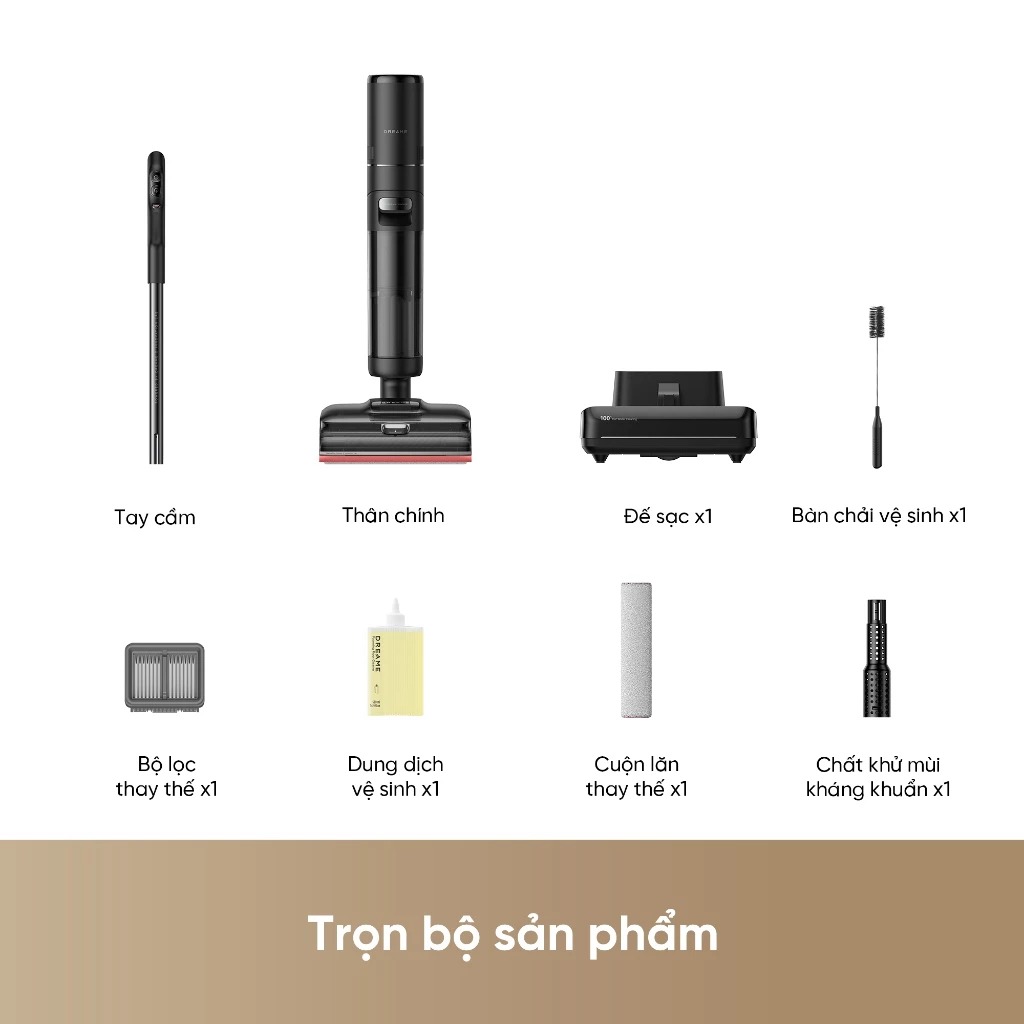 Máy hút bụi lau nhà khô ướt Dreame H15 Pro Foamwash - Chính hãng 19 May hut bui lau nha kho uot Dreame H15 Pro Foamwash 6