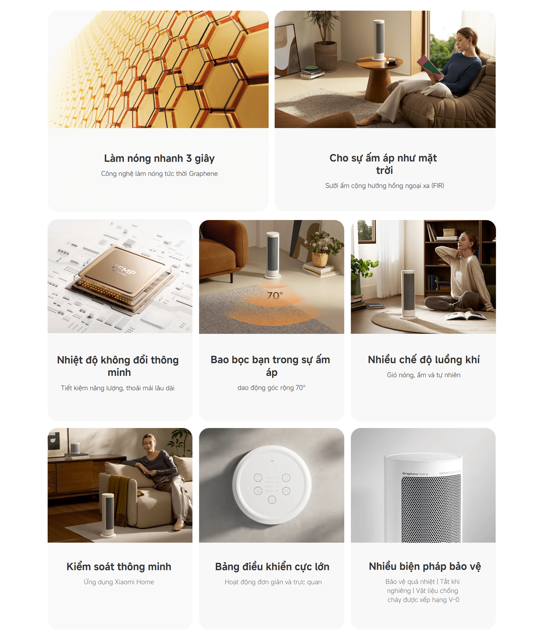 May suoi thong minh Xiaomi Smart Graphene Heater LSNFJ04ZMEU bigmivn 1