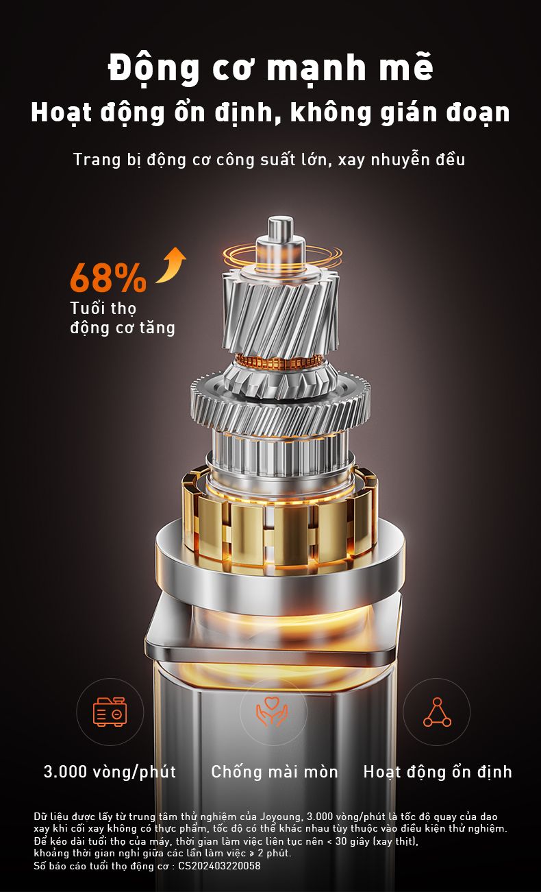 Máy xay thực phẩm Joyoung JFC-305 | Dung tích 1.8L | Công suất 300W - Chính hãng 4 May xay thuc pham Joyoung JFC 305 bigmivn 2