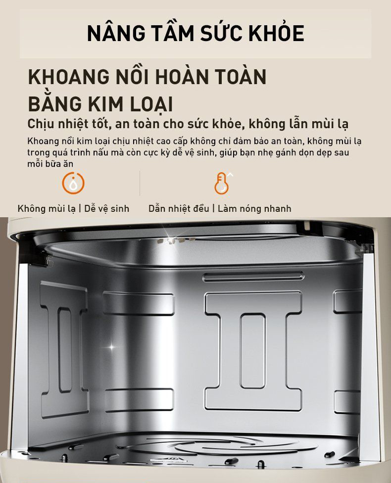 Noi chien khong dau 6L Joyoung JAF 612 Cong suat 1700W bigmivn 4