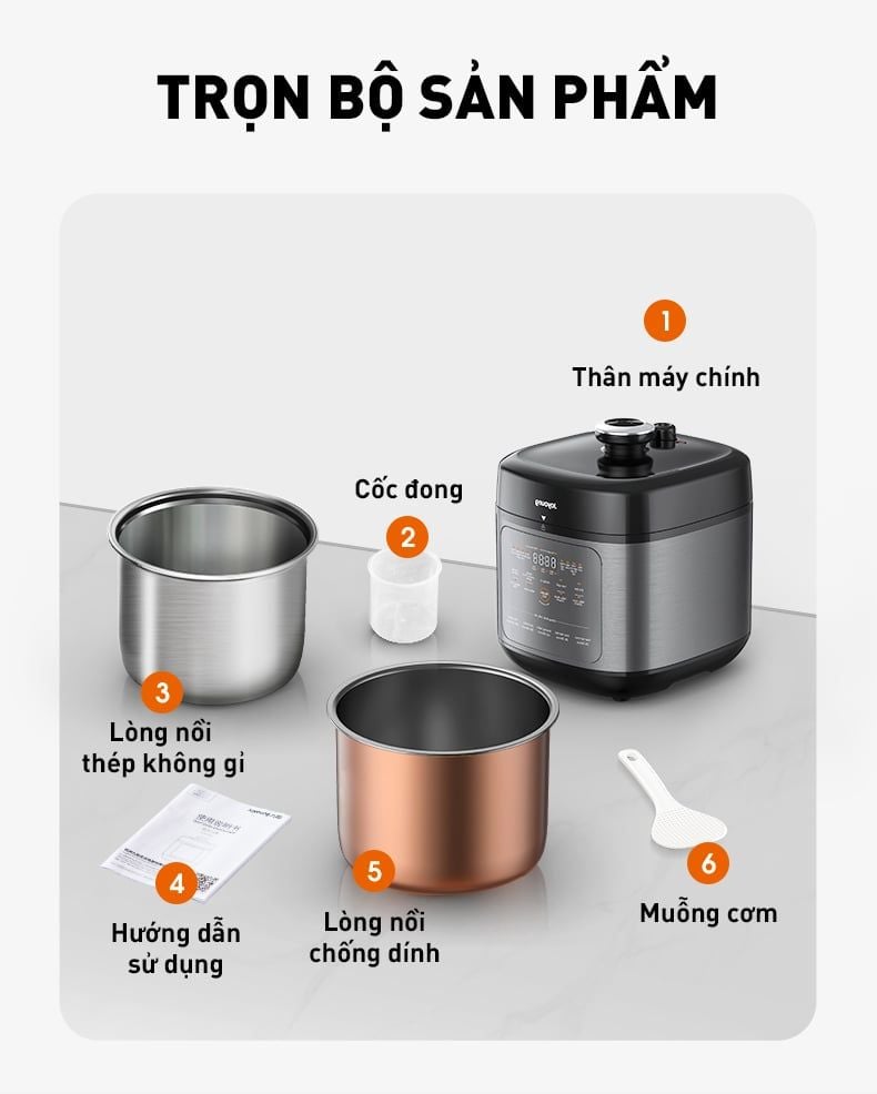 Noi com ap suat da nang Joyoung JHPC 5100 5L 1.8L nau com bigmivn 11