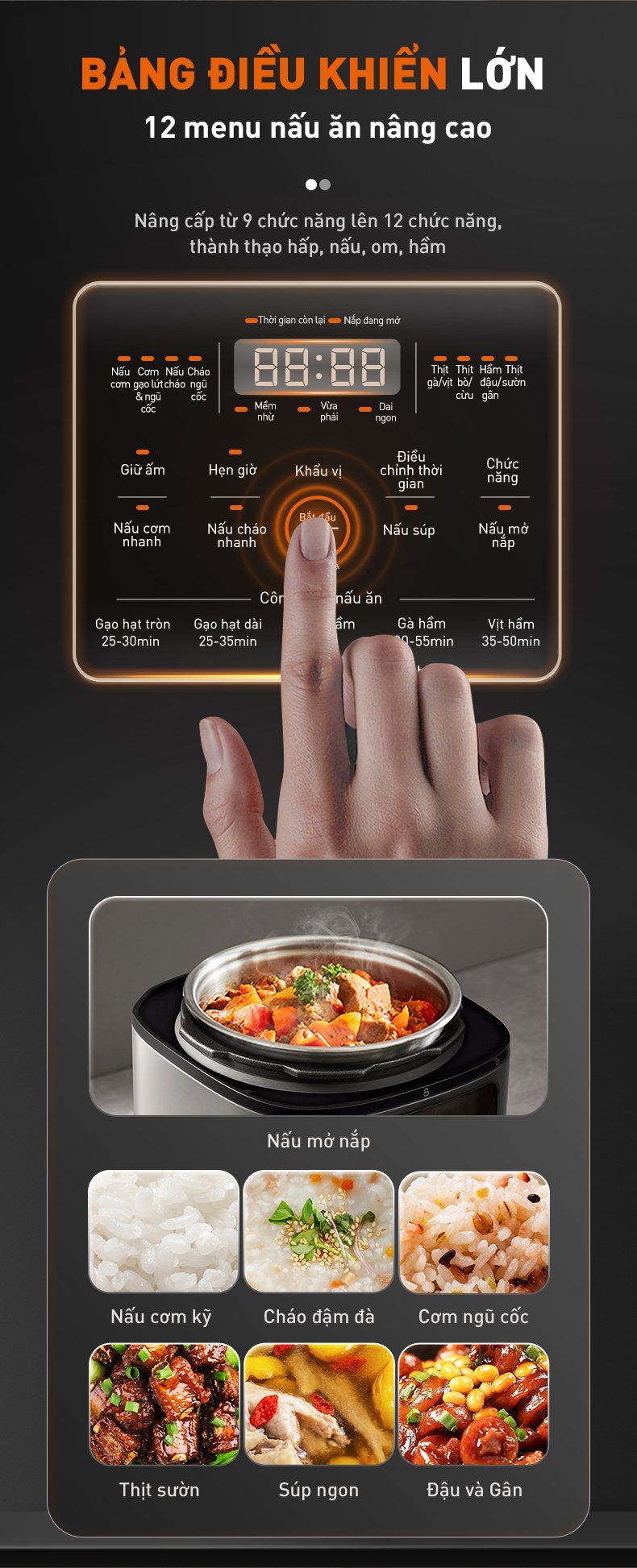 Noi com ap suat da nang Joyoung JHPC 5100 5L 1.8L nau com bigmivn 5