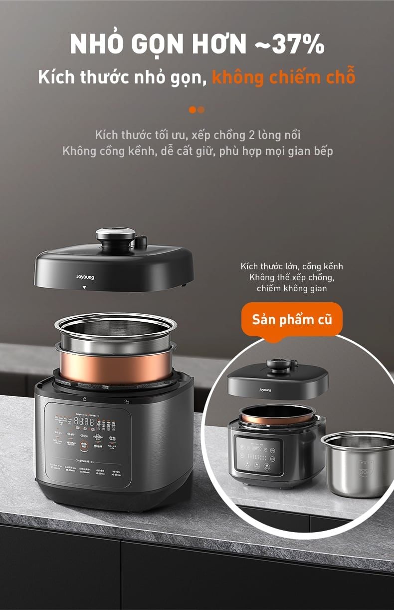 Noi com ap suat da nang Joyoung JHPC 5100 5L 1.8L nau com bigmivn 9