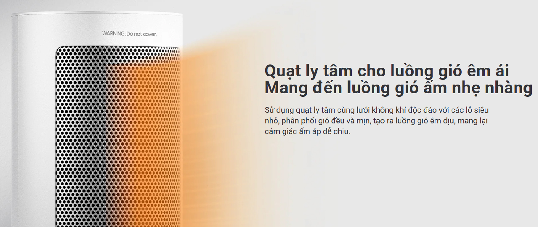 Quat suoi gom PTC Xiaomi Fan Heater EU 2000W LSNFJ03ZMEU bigmivn 3
