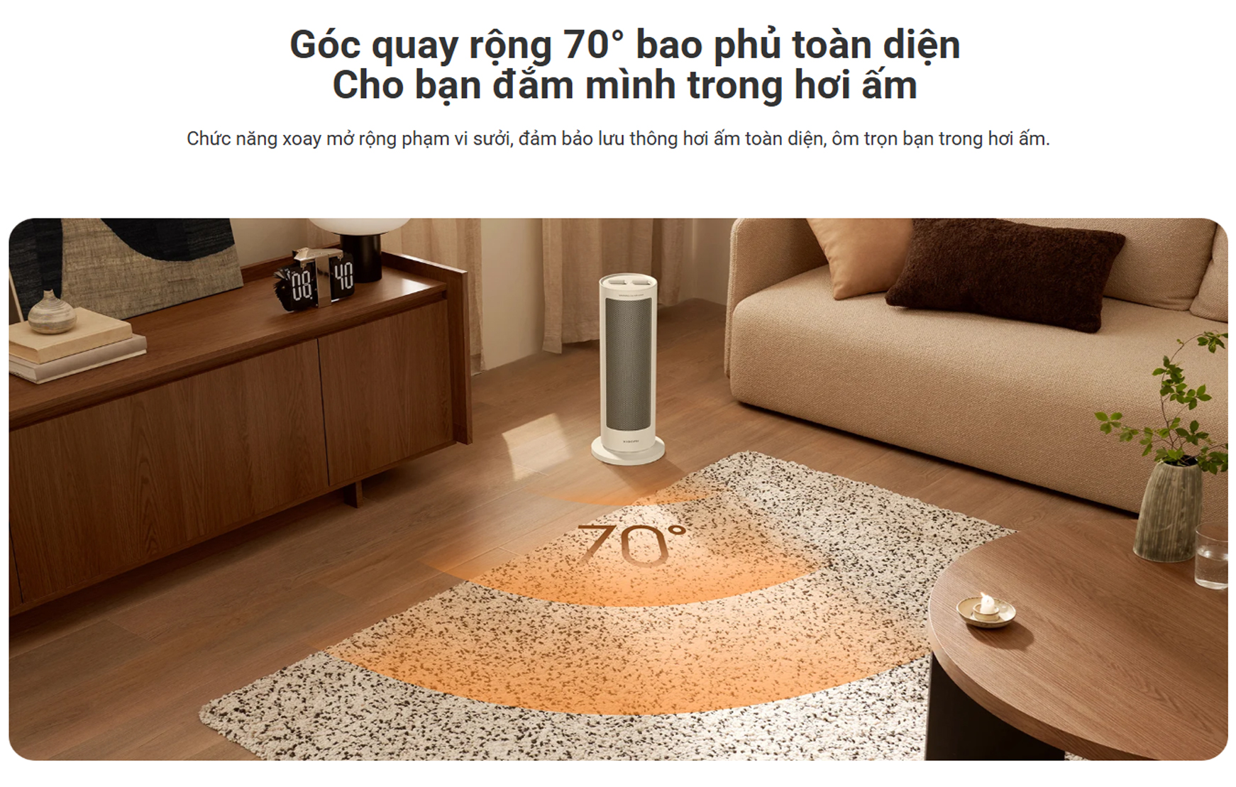 Quat suoi gom PTC Xiaomi Fan Heater EU 2000W LSNFJ03ZMEU bigmivn 4
